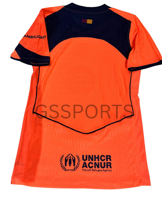 BARCELONA THIRD KIT PLAYER VERSION (ORANGE)