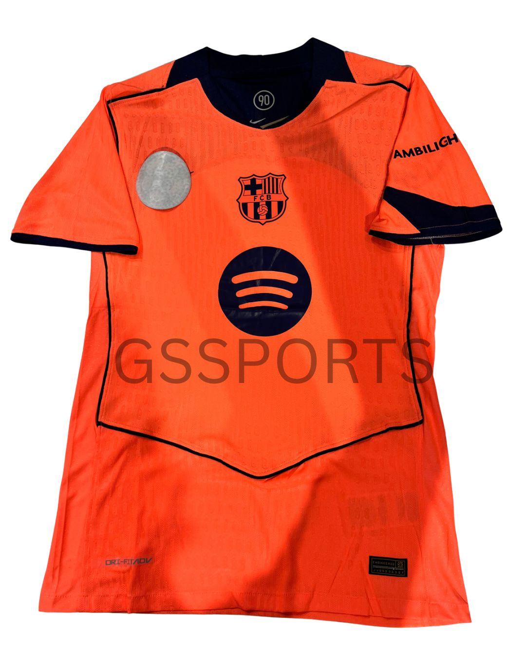 BARCELONA THIRD KIT PLAYER VERSION (ORANGE)