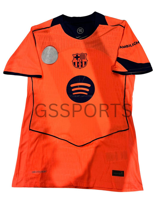 BARCELONA THIRD KIT PLAYER VERSION (ORANGE)