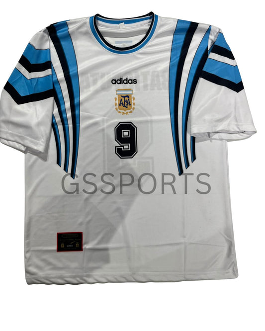 ARGENTINA BAISTUTA FIVE SLEEVE JERSEY (SUBLIMATION)