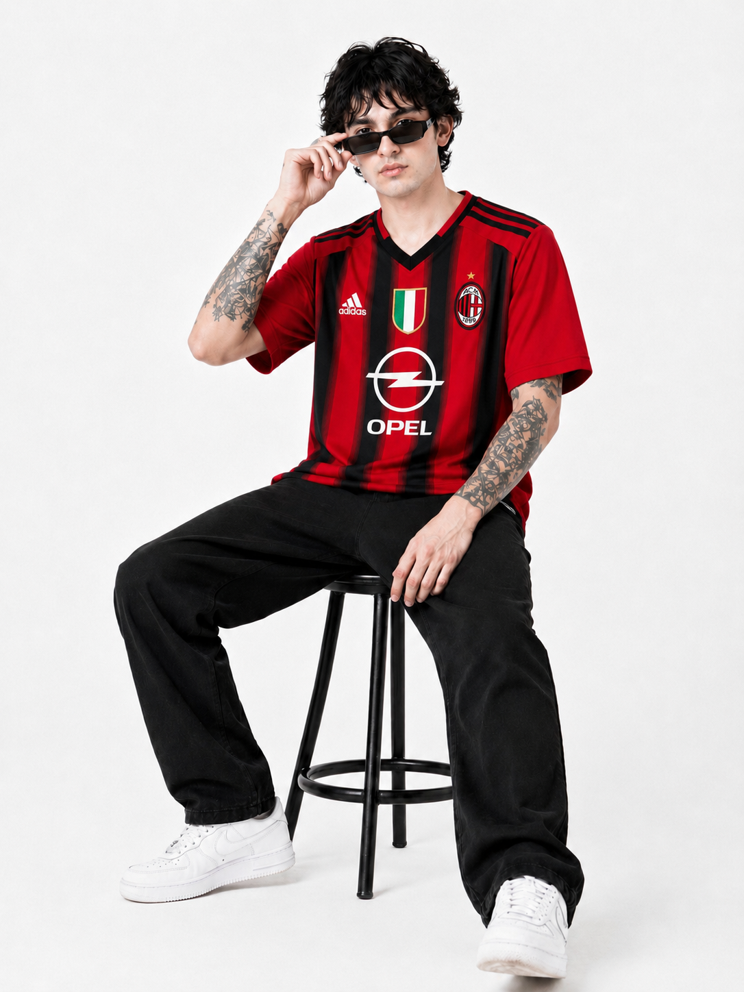 RETRO AC MILAN SUBLIMATION JERSEY(MALDINI3)
