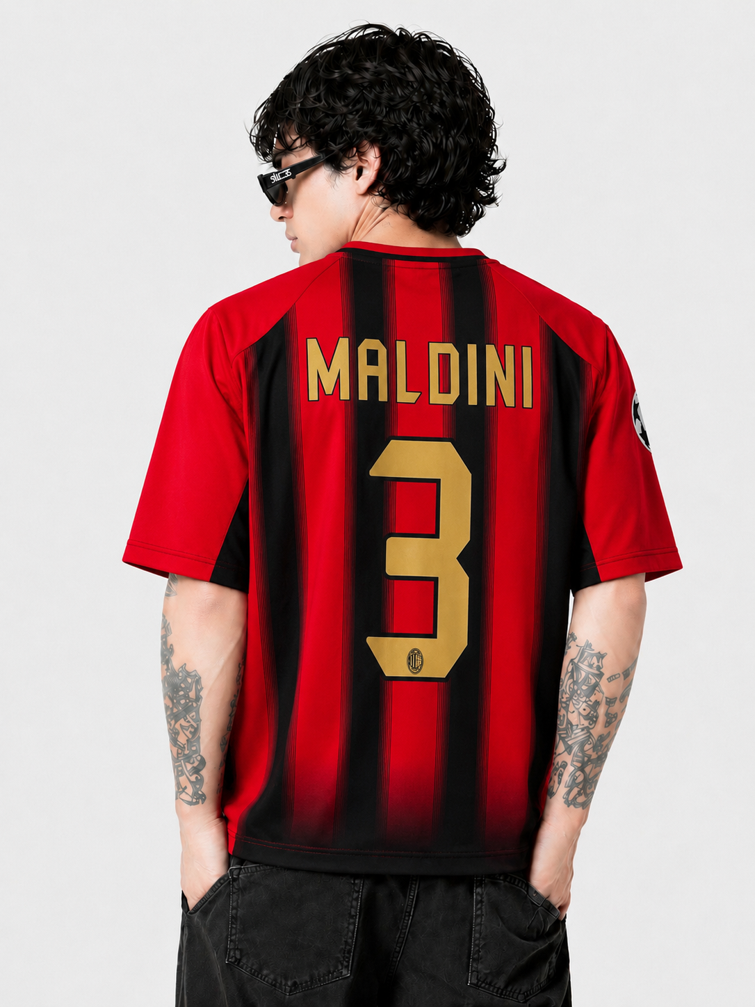 RETRO AC MILAN SUBLIMATION JERSEY(MALDINI3)
