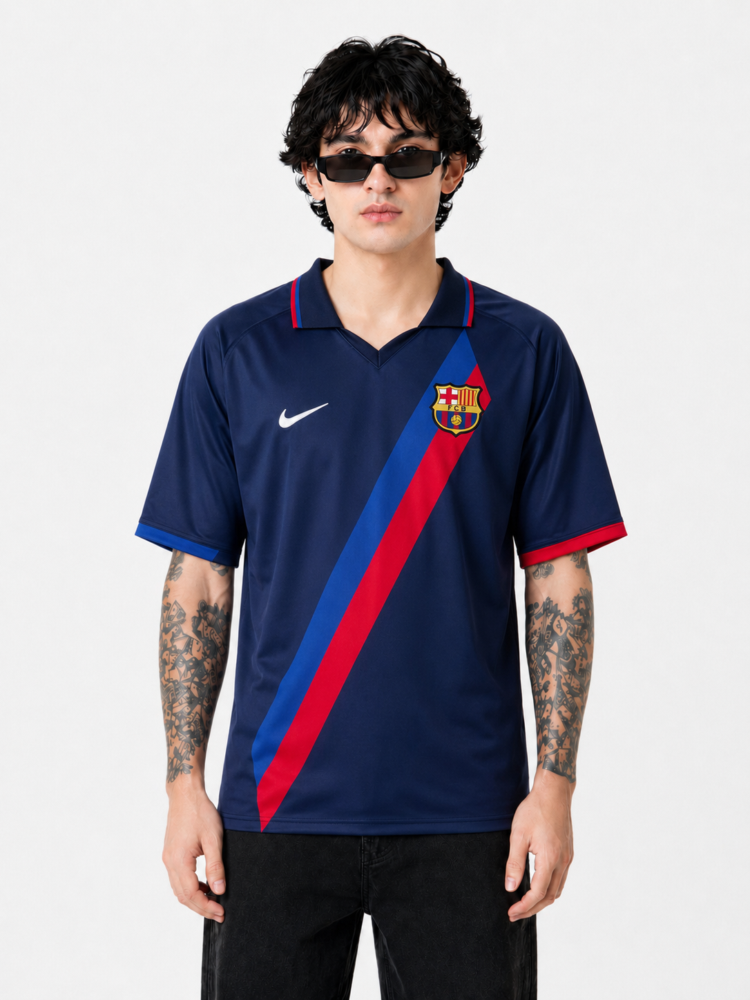 RETRO BARCA SUBLIMATION JERSEY (RONALDINHO10)