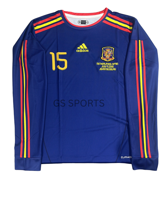 SPAIN 2010 WORLD CUP AWAY KIT ( SERGIO RAMOS)