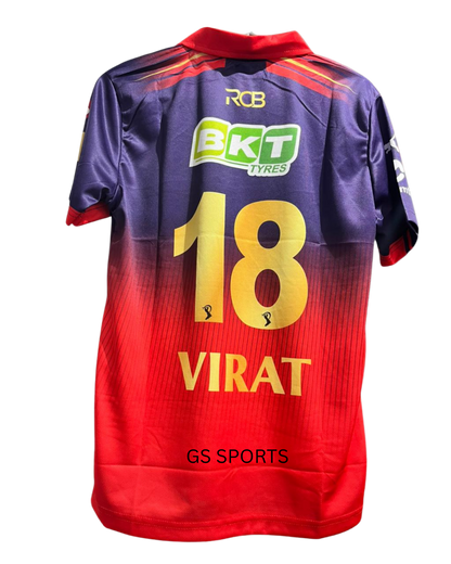 RCB IPL EMBROIDRED JERSEY